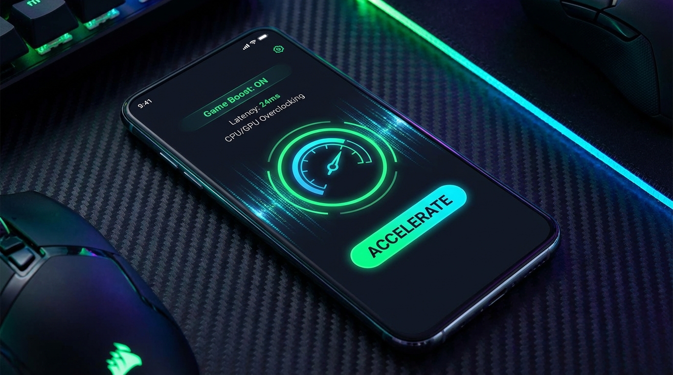 轻蜂游戏加速器极简高科技界面